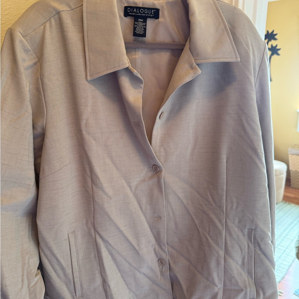 Dialogue Women's Light Gray Blazer